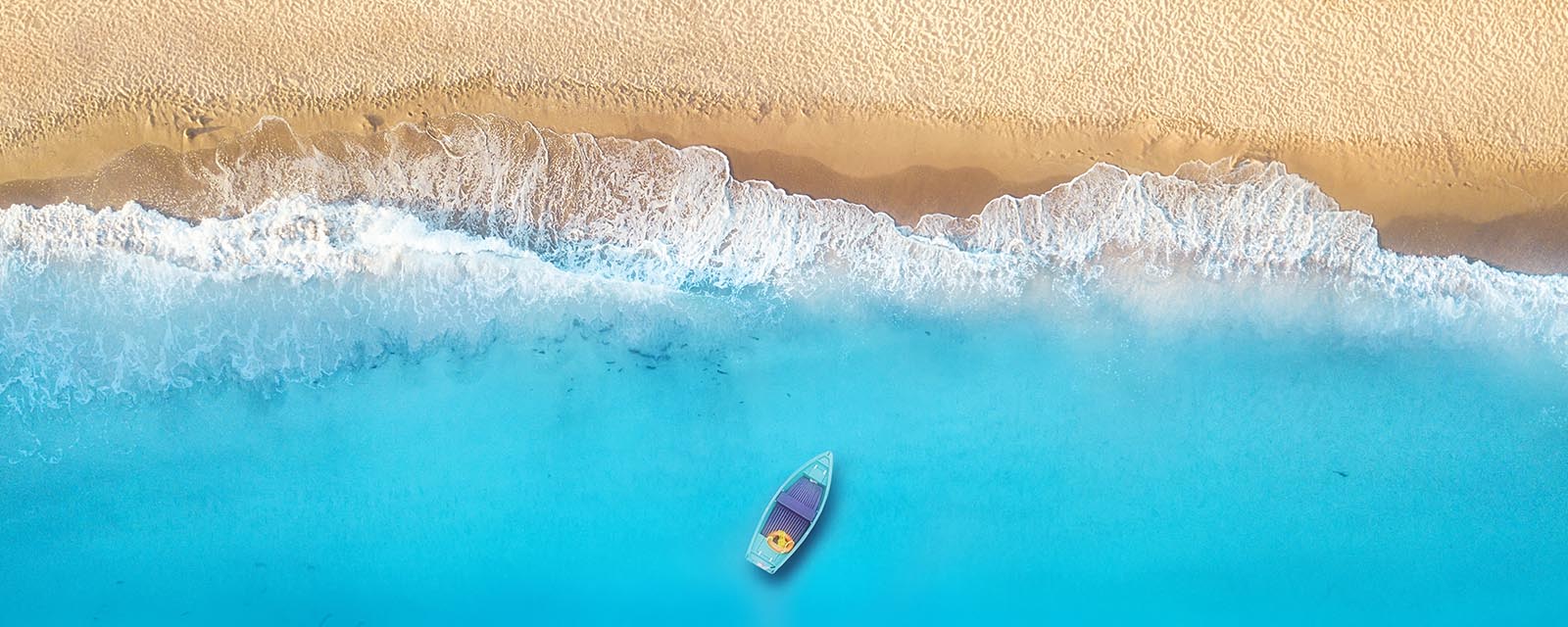 boat aerial view