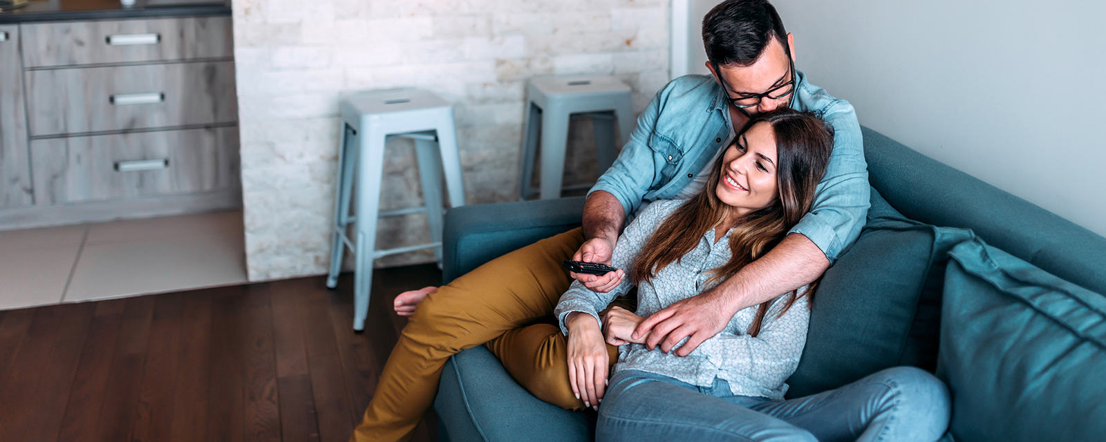 couple on couch